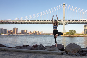 Yoga Women Outside in NYC