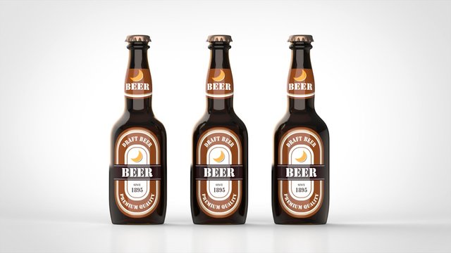 ビール瓶 3本 Stock イラスト Adobe Stock