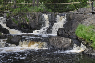 waterfall in forest