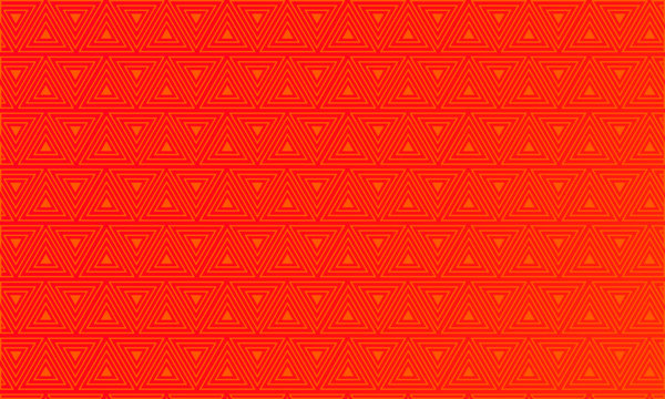 Trangle pattern orange color in yellow background eps10  - Illustration