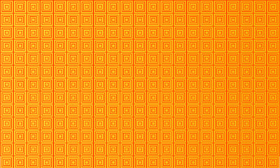 Hexagon seamless pattern orange color in yellow background eps10  - Illustration