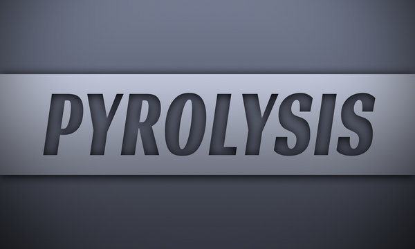 Pyrolysis - Word On Silver Background