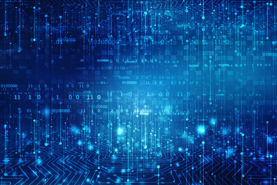 Digital Abstract technology background, Binary Background, futuristic background, cyberspace Concept
