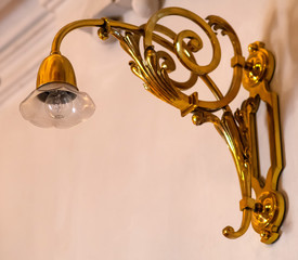 Wandlampe Messing