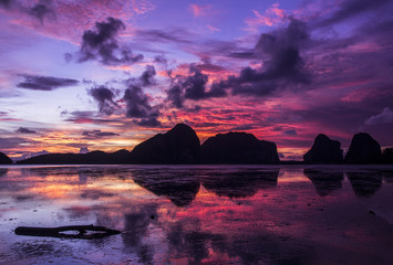 Sunrise at Pak Meng beach, Trang, Thailand