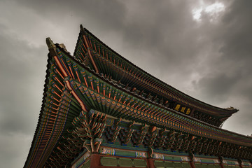 Fototapeta na wymiar Temple in Seoul Korea