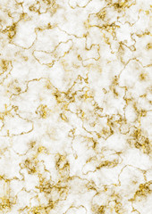 White Marble with Gold Glitters