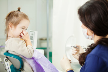Child refuses to go through medical procedure in dentist office