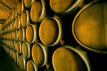 Wine barrels