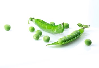 Green Peas in Pods