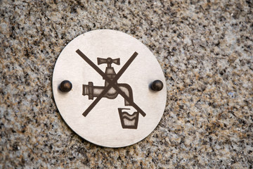 Kein Trinkwasser