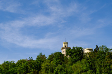 Fototapeta na wymiar View on Hluboka nad Vltavou in south Czech