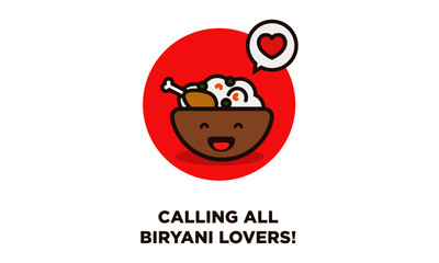 Calling All Biryani Lovers Poster Design
