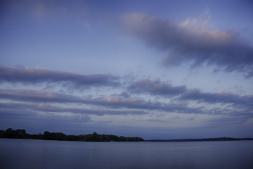Fototapeta na wymiar Lake Okoboji in the Evening