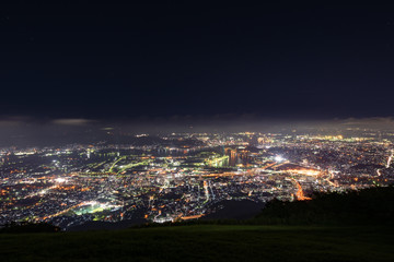 Obraz premium 皿倉山展望台夜景