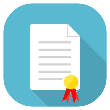 Certificate Vector Flat Icon