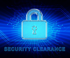 Security Clearance Cybersecurity Safety Pass 2d Illustration - obrazy, fototapety, plakaty