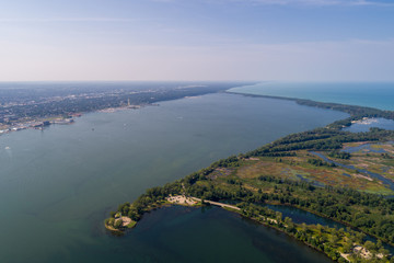 Fototapeta na wymiar Presque Isle Peninsula Lake Erie Pennsylvania