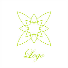 Vintage ornamental logo