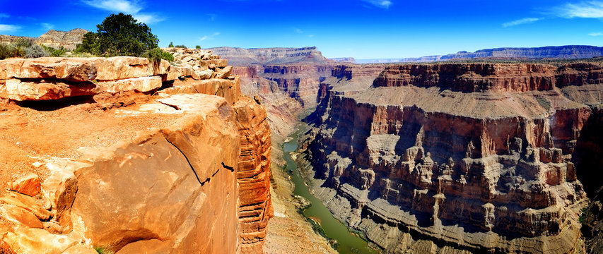 Grand Canyon with Colorado River Gorge Landmark