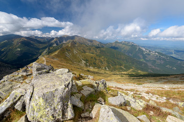 Landscape of Tatra Mountain near Kasprowy Wierch , Poland