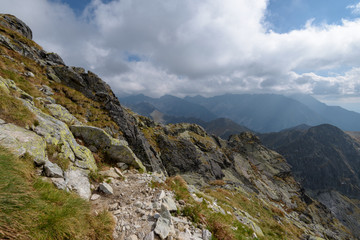 Landscape of Tatra Mountain near Kasprowy Wierch , Poland