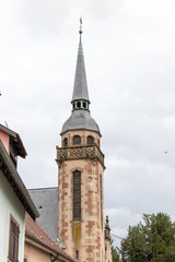 Fototapeta na wymiar Molsheim. Eglise protestante, Bas-Rhin, Alsace. Grand Est