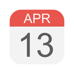 April 13 - Calendar Icon