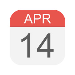 April 14 - Calendar Icon