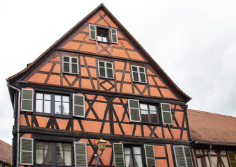 Molsheim. Maisons à colombages, Alsace. Bas-Rhin. Grand Est 