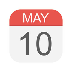 May 10 - Calendar Icon