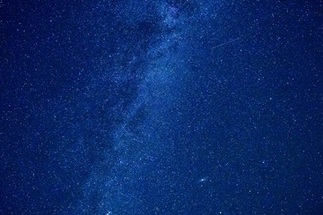 Beautiful starry blue sky at night