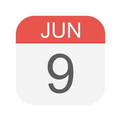 June 9 - Calendar Icon
