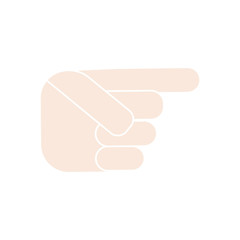 Abstract hand expression