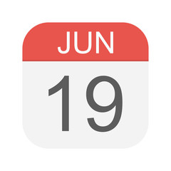 June 19 - Calendar Icon