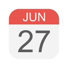 June 27 - Calendar Icon