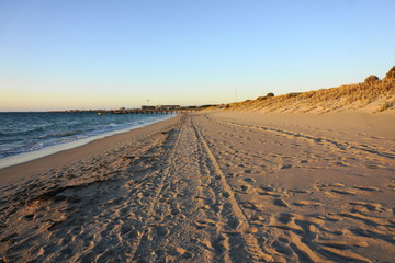 Fototapeta na wymiar Sonnenuntergang am Coogee Beach
