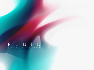 Background abstract fluid colors design