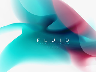 Background abstract fluid colors design