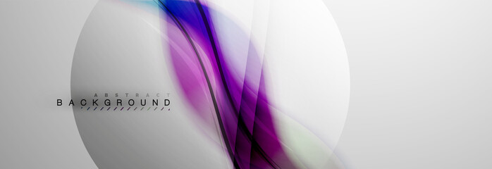 Smooth blur wave background