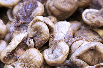 dried figs on the stall in the local market