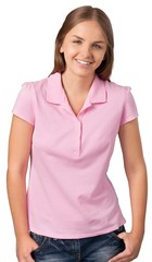 Fototapeta premium Portrait of a Smiling Young Woman
