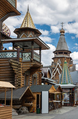 Obraz premium Izmaylovsky Kremlin in Moscow. Russian architecture