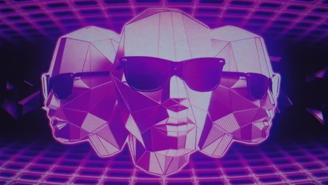 Retro Wave VJ Loop - cool retro motion graphic with VHS style that will be perfect in your next retro parties. You can use this unique clip in business videos, commercials and statistic slideshows, yo