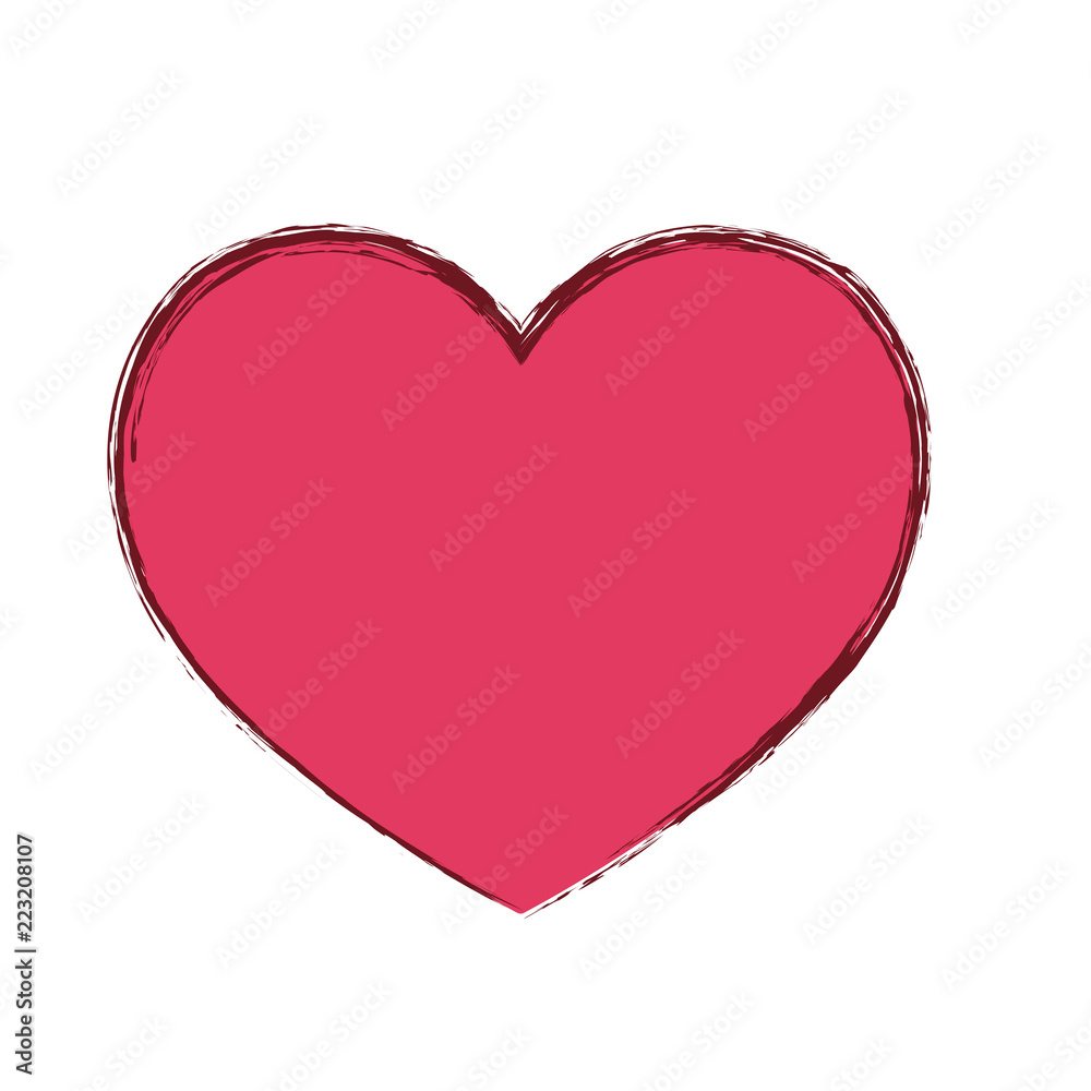 Canvas Prints heart icon image