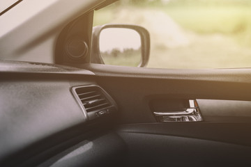 Car air conditioning system : Auto interior detail