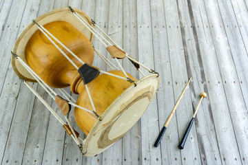 The janggu or janggo or sometimes called seyogo means slim waist drum is the most representative...