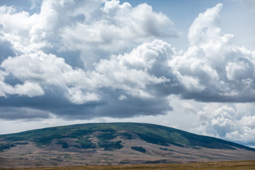 Fototapeta na wymiar clouds over San Antonio mountain, New Mexico, Colorado