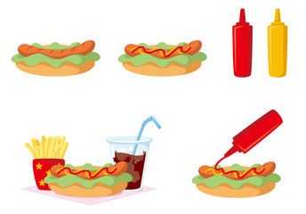 ホットドックアイコン