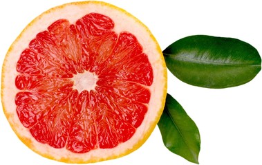 Half of a grapefruit